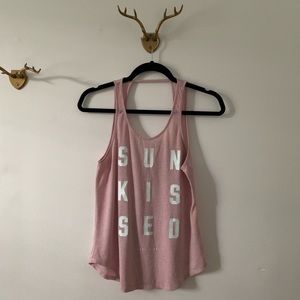 PINK | SUNKISSED rose tank top